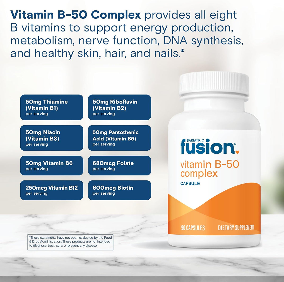 Bariatric Fusion Vitamin B-50 Complex - görsel 5