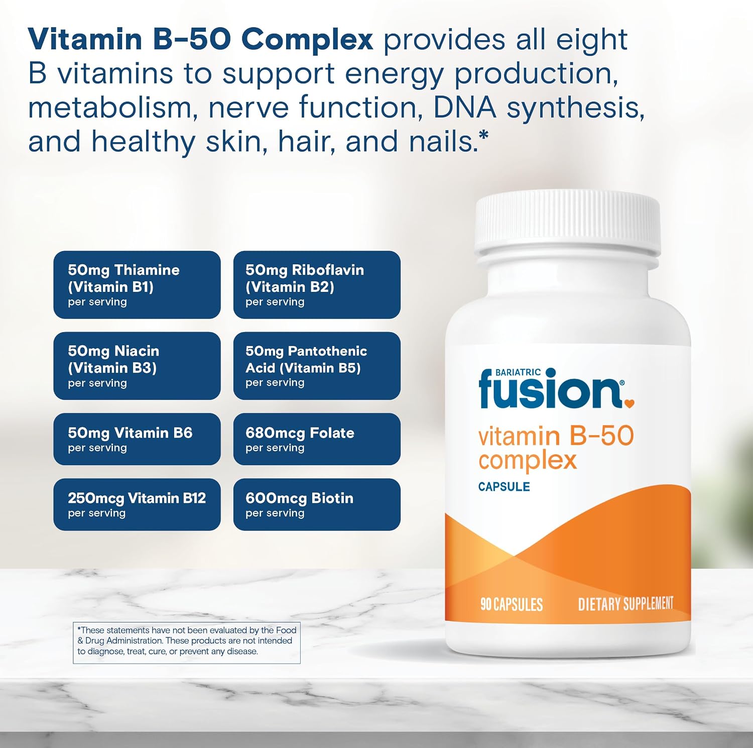 Bariatric Fusion Vitamin B-50 Complex - görsel 5