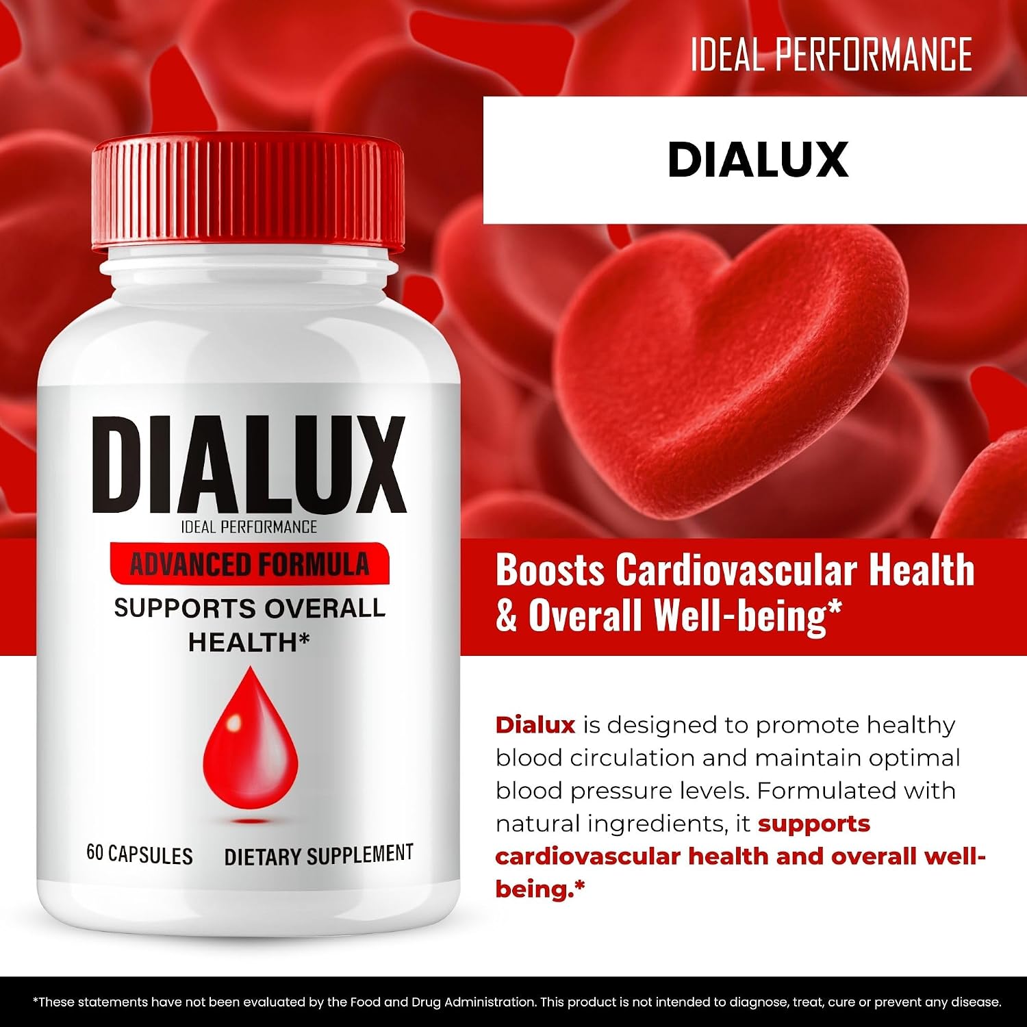 IDEAL PERFORMANCE Dialux Blood Capsules – Premium Formula for Healthy Circulation & Stable Levels – All-Natural Support – 2-Pack - görsel 4