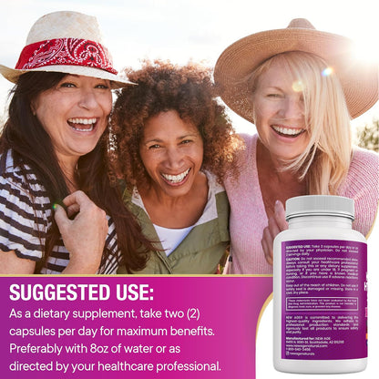 NEW AGE Collagen Pills with Biotin, Keratin, Saw Palmetto, Hyaluronic Acid – Hair, Skin and Nails Supplement – 90 Count
