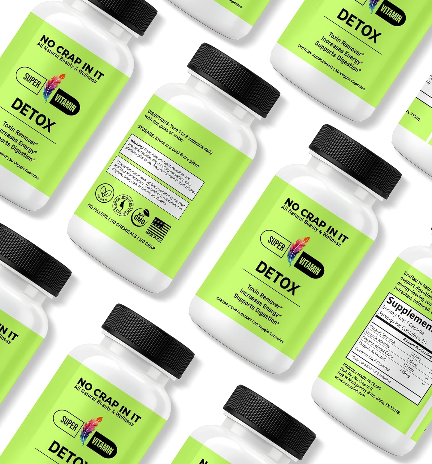 No Crap In It Detox Vitamins (30) - görsel 4