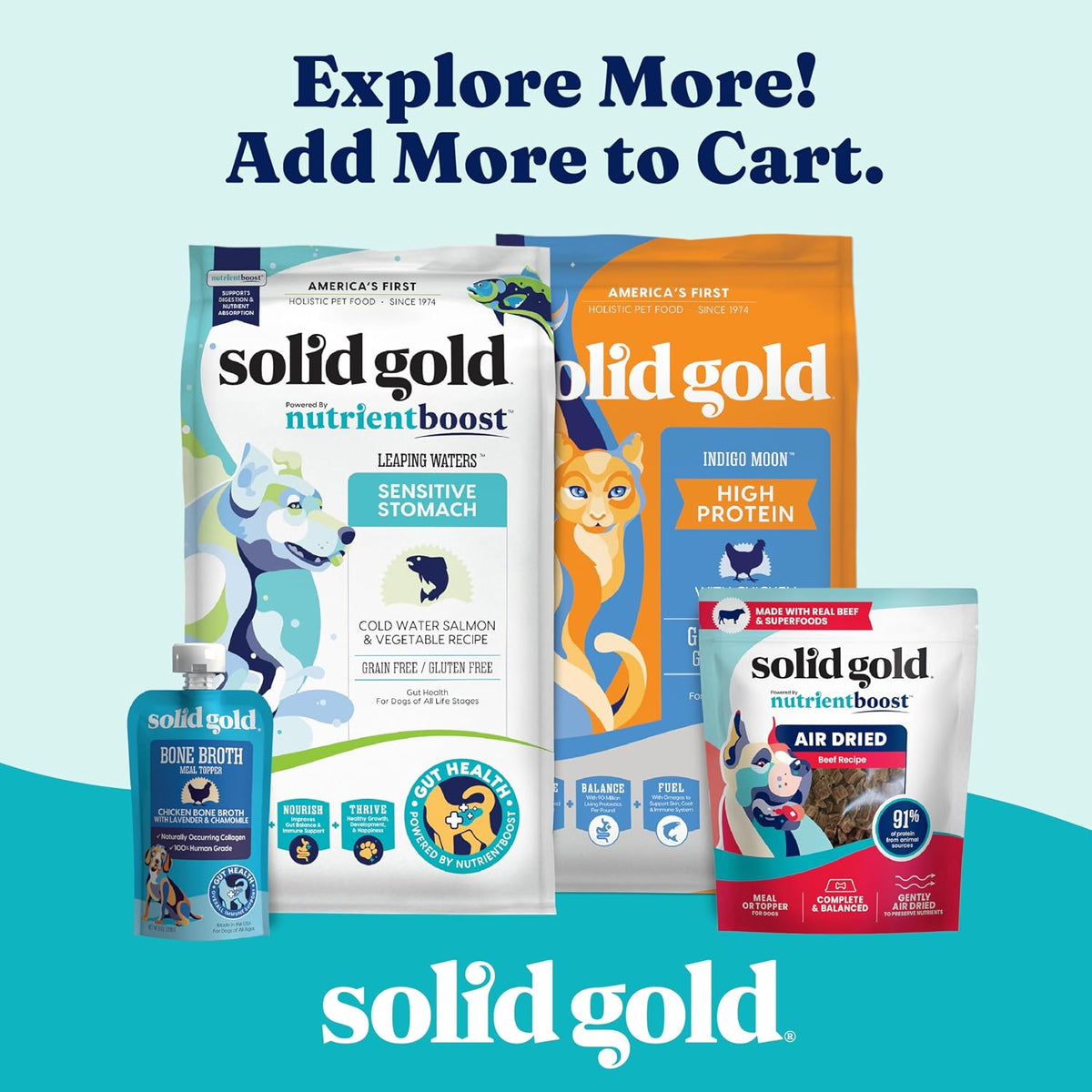 Solid Gold SeaMeal Cat Probiotic & Dog Probiotics for Digestive Health - Kelp Powder Dog & Cat Multivitamin Supplement with Prebiotics & Digestive Enzymes - 227g - görsel 7