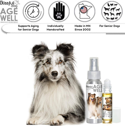 The Blissful Dog Shetland Sheepdog Age Well Spray Aromatherapy