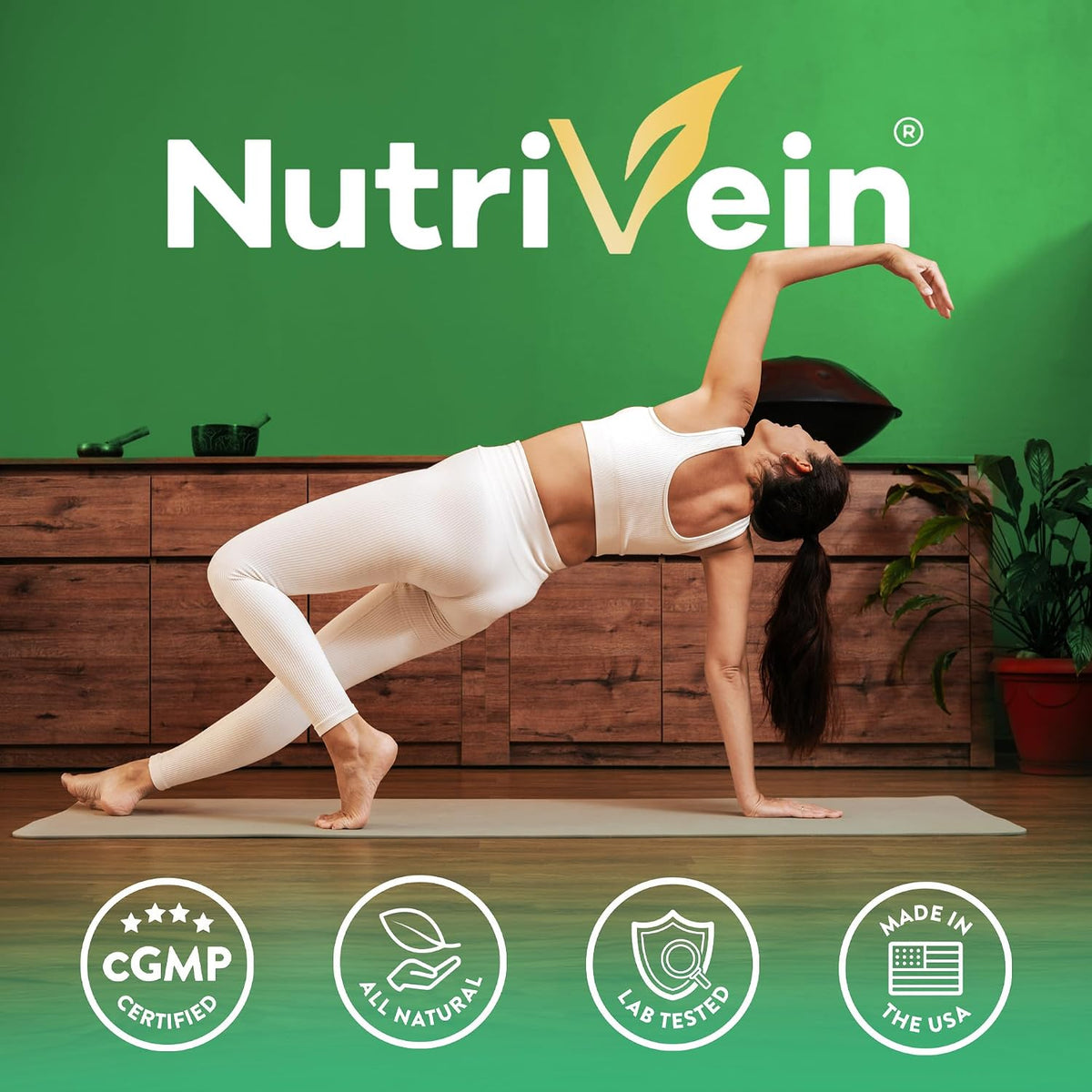 Nutrivein Premium Citrus Bergamot Supplement 1400mg, 120 Capsules - görsel 7