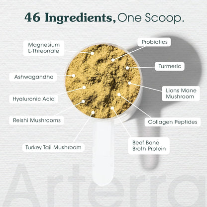 Adult Dog Powder Supplement: 46-Ingredient Daily Longevity Multivitamin & Food Topper