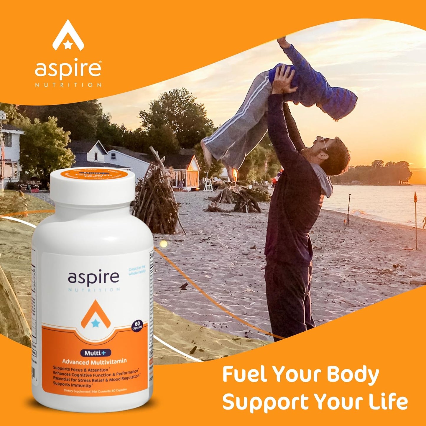 Aspire Multi+™ Advanced Multivitamin for Men, Women & Kids - görsel 8