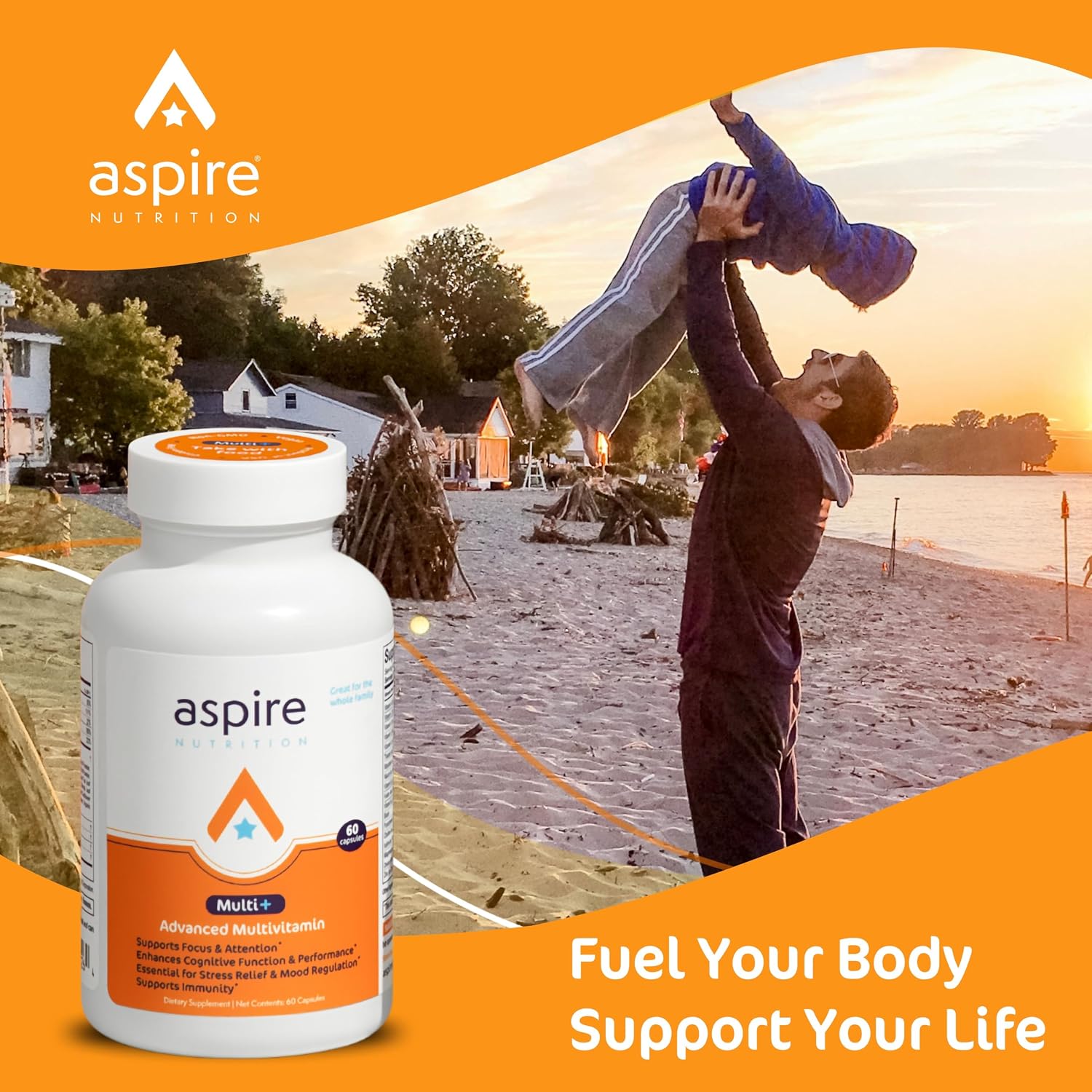 Aspire Multi+™ Advanced Multivitamin for Men, Women & Kids - görsel 8
