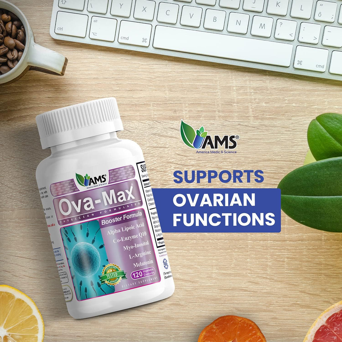 OVA-Max Prenatal Vitamins for Women – 120 Capsules - görsel 3