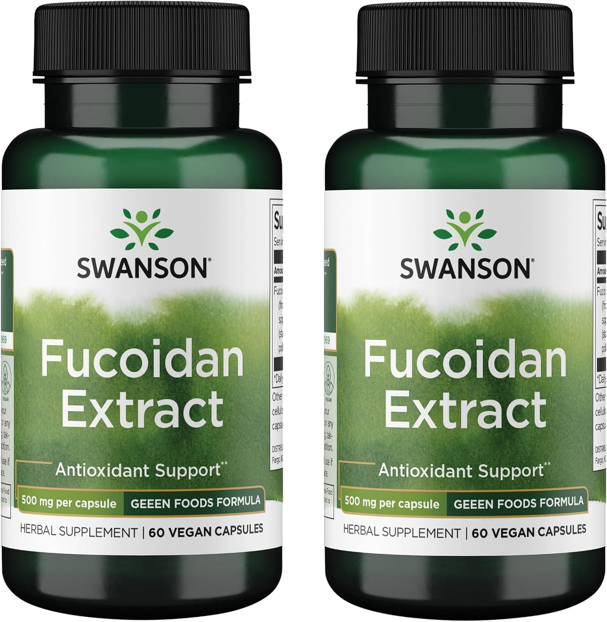 Swanson Maximum Strength Fucoidan Extract Immune Support - 500 mg, 60 Vegan Capsules - görsel 9