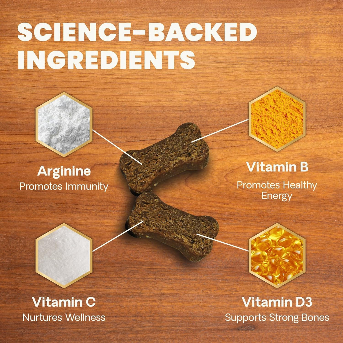VetriScience Senior 27+ Active Health Chews - Canine Plus Daily Multivitamin for Senior Dogs (60 Servings) - görsel 5