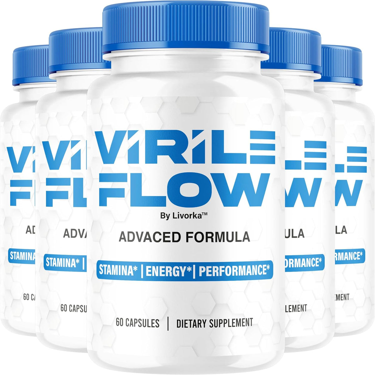 Virile Flow for Men – 300 Capsules (5-Month Supply) - görsel 1
