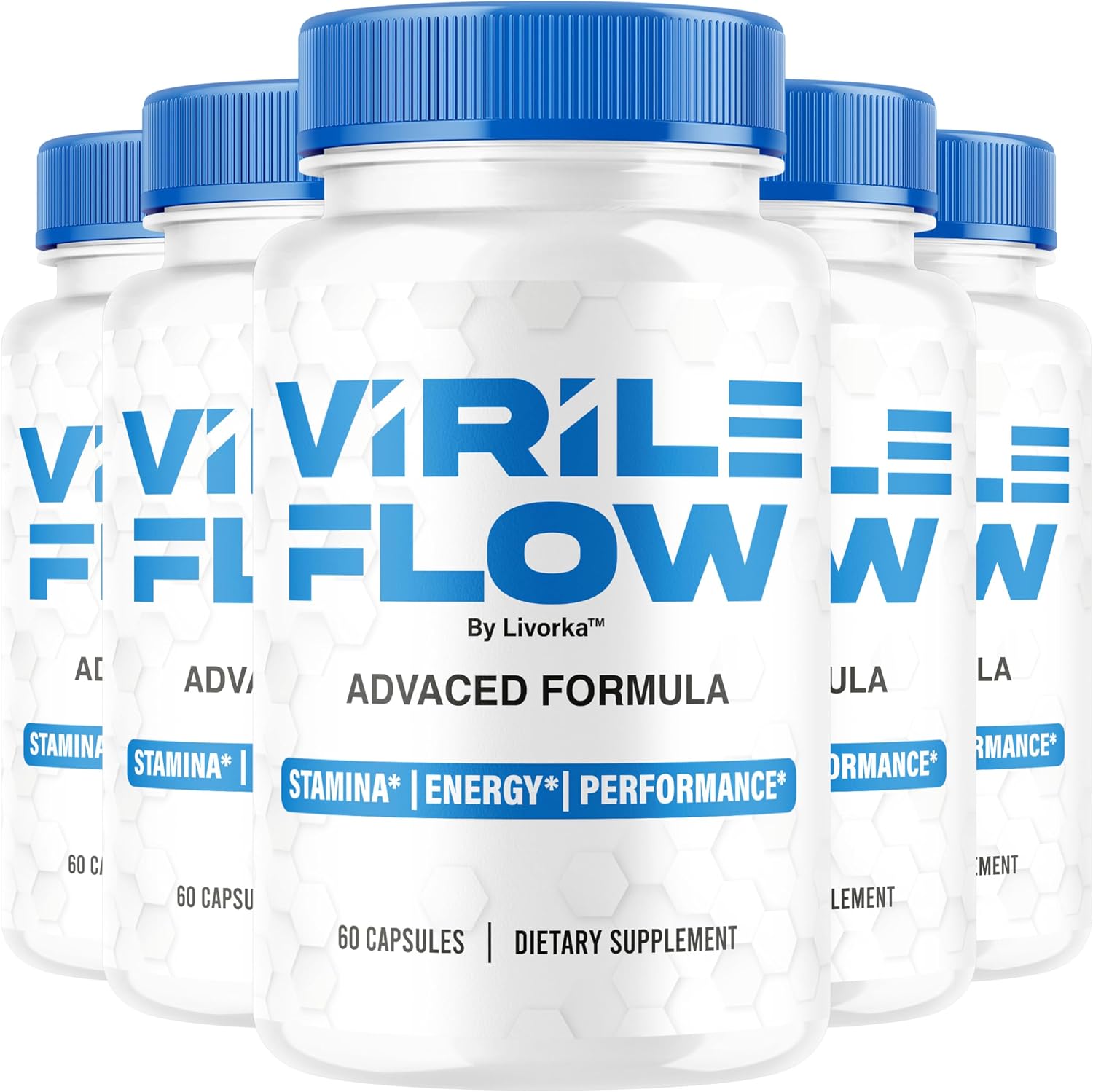 Virile Flow for Men – 300 Capsules (5-Month Supply) - görsel 1