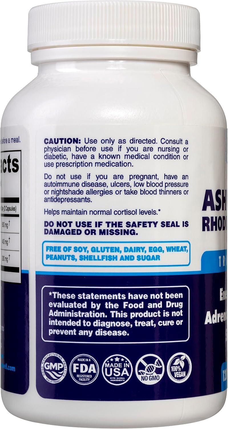 Dr. Maxwell Cortisol Manager Supplement – 120 Capsules - görsel 3