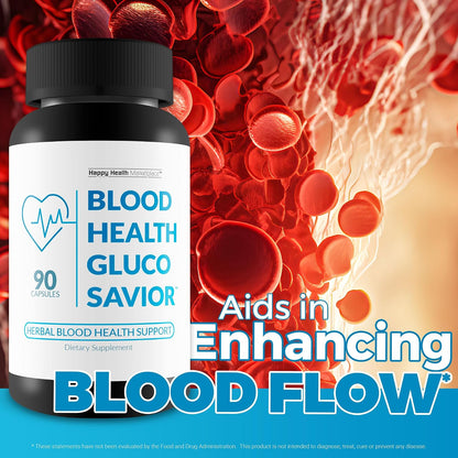 Blood Health Gluco Saviour - Herbal Blood Sugar & Circulation Support