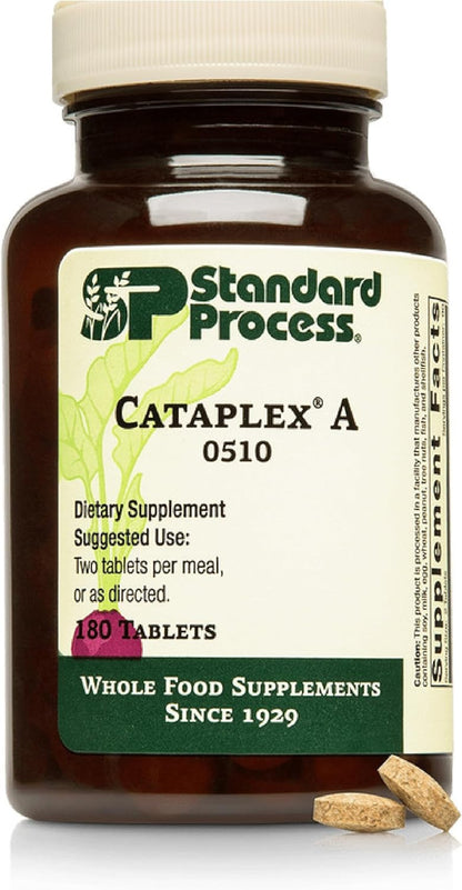 Standard Process Cataplex A - Supports Eye Health and Mucous Membranes - Non-Dairy and Non-Soya - 180 Tablets