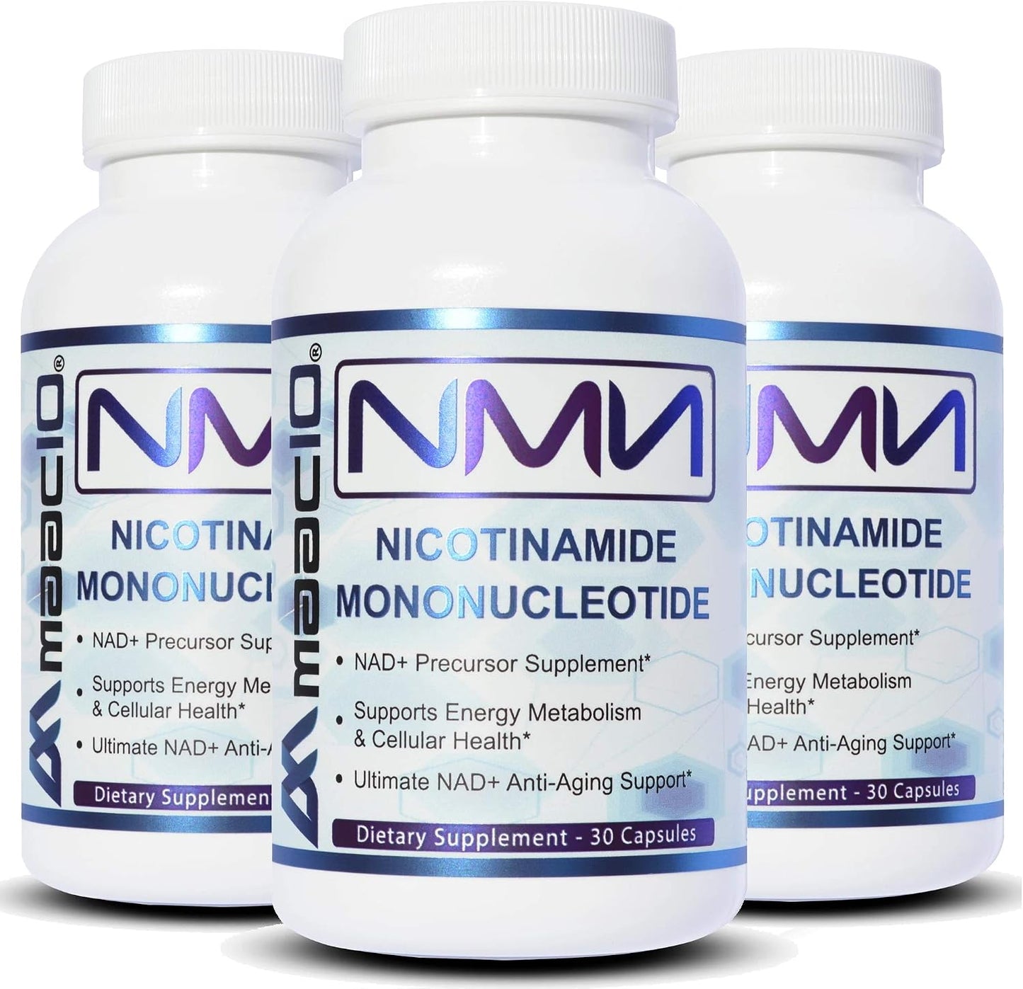 MAAC10 NMN 125mg - Nicotinamide Mononucleotide, 90 Capsules - görsel 1