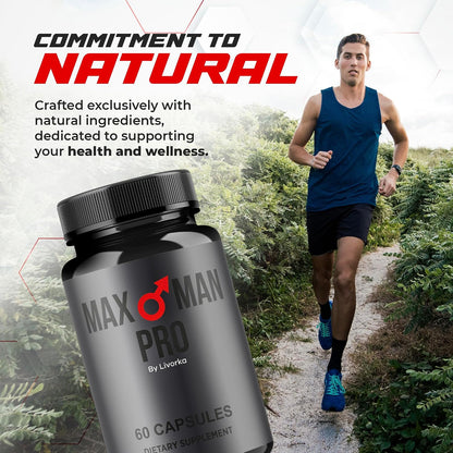 LIVORKA MaxMan Pro Dietary Supplement Capsules – 300 Capsules (5 Month Supply)