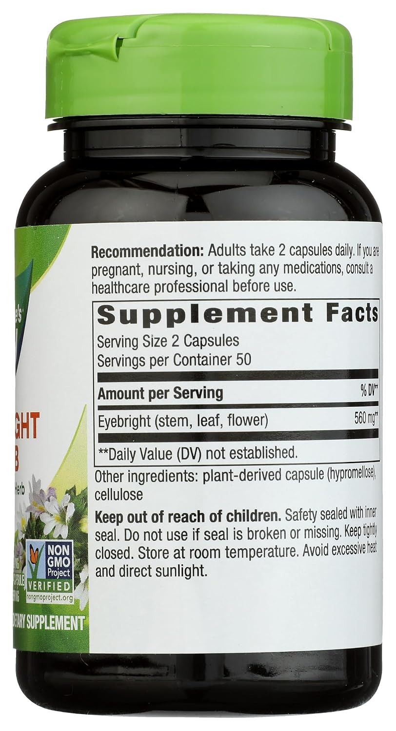 Nature's Way Eyebright, 100 Capsules - görsel 7