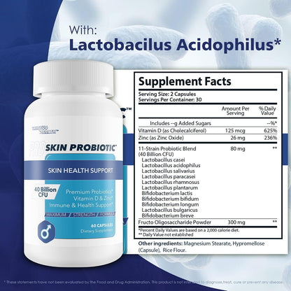 Pro Skin Probiotic - Skin Health & Immune Support
