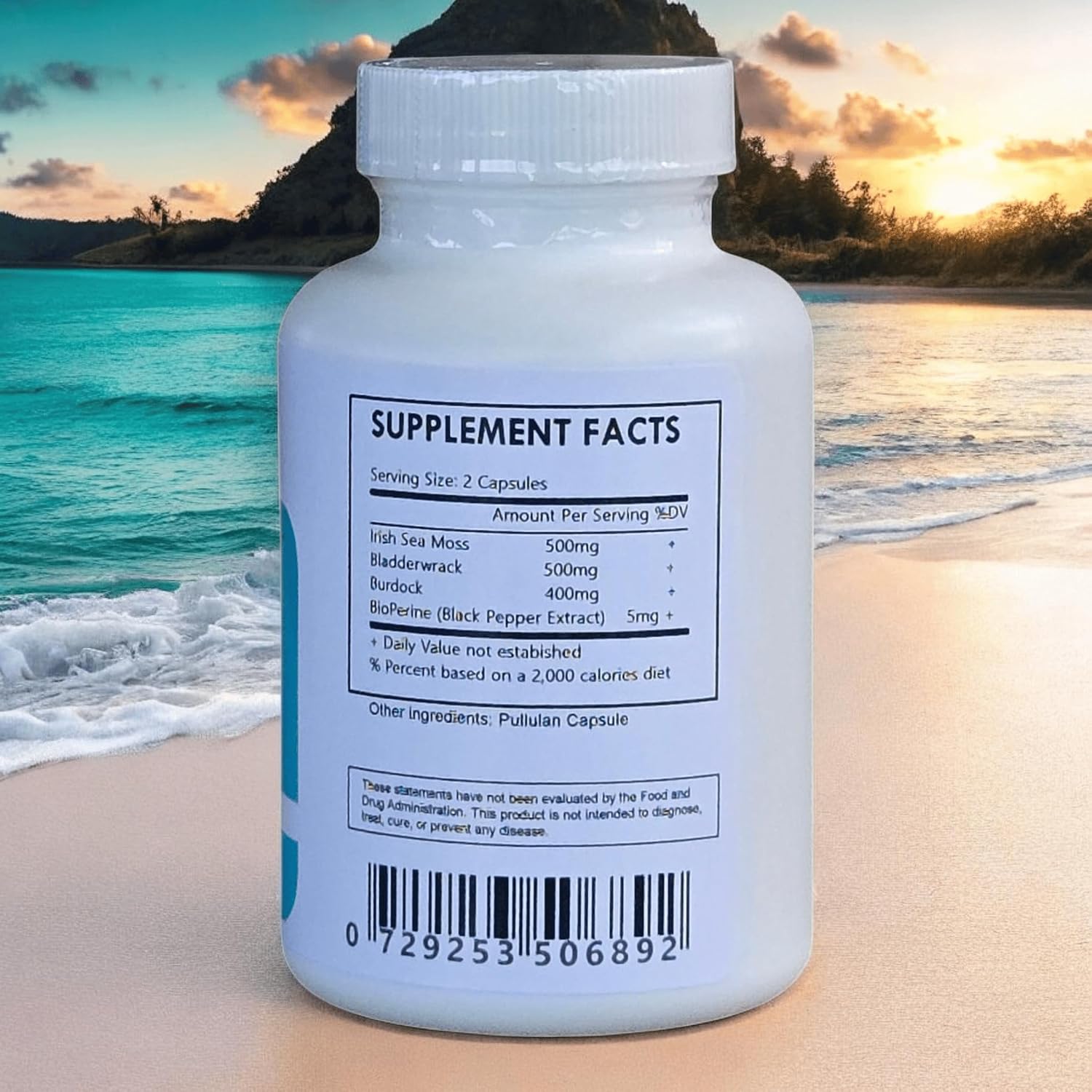 Herbal Island Advanced Sea Moss Capsules – 30 Capsules - görsel 2