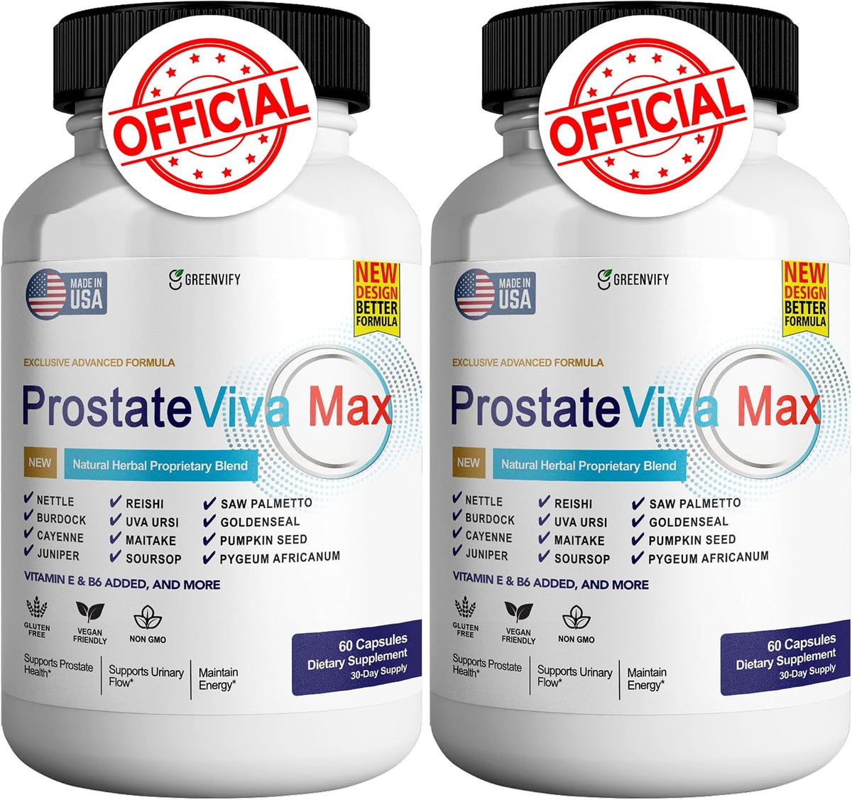 ProstateViva MaxProstate Capsules for Men – Maximum Strength, All Natural Prostate Support Formula (420 Capsules) – Image 6