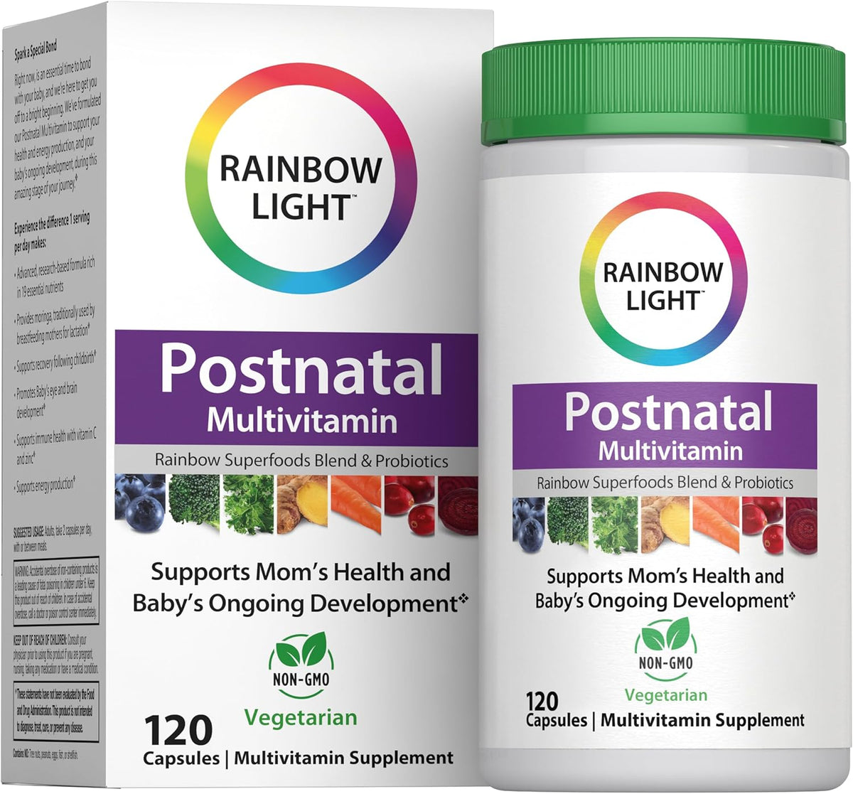 Rainbow Light Postnatal Multivitamin for New Mum – 120 Capsules - görsel 1
