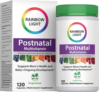 Rainbow Light Postnatal Multivitamin for New Mum – 120 Capsules
