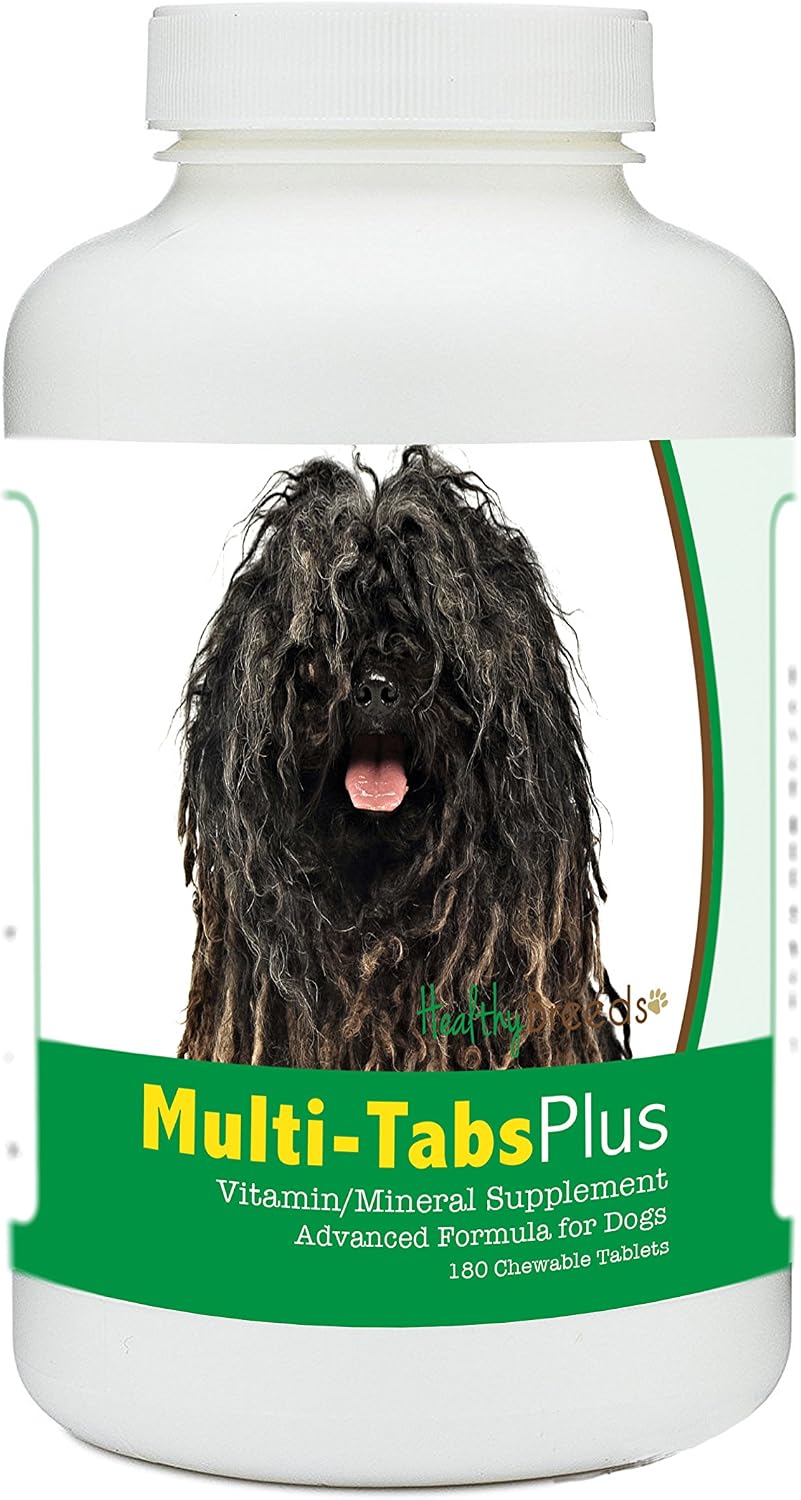 Healthy Breeds Multi-Tabs Plus Chewable Tablets for Dogs – 180 Count - görsel 1