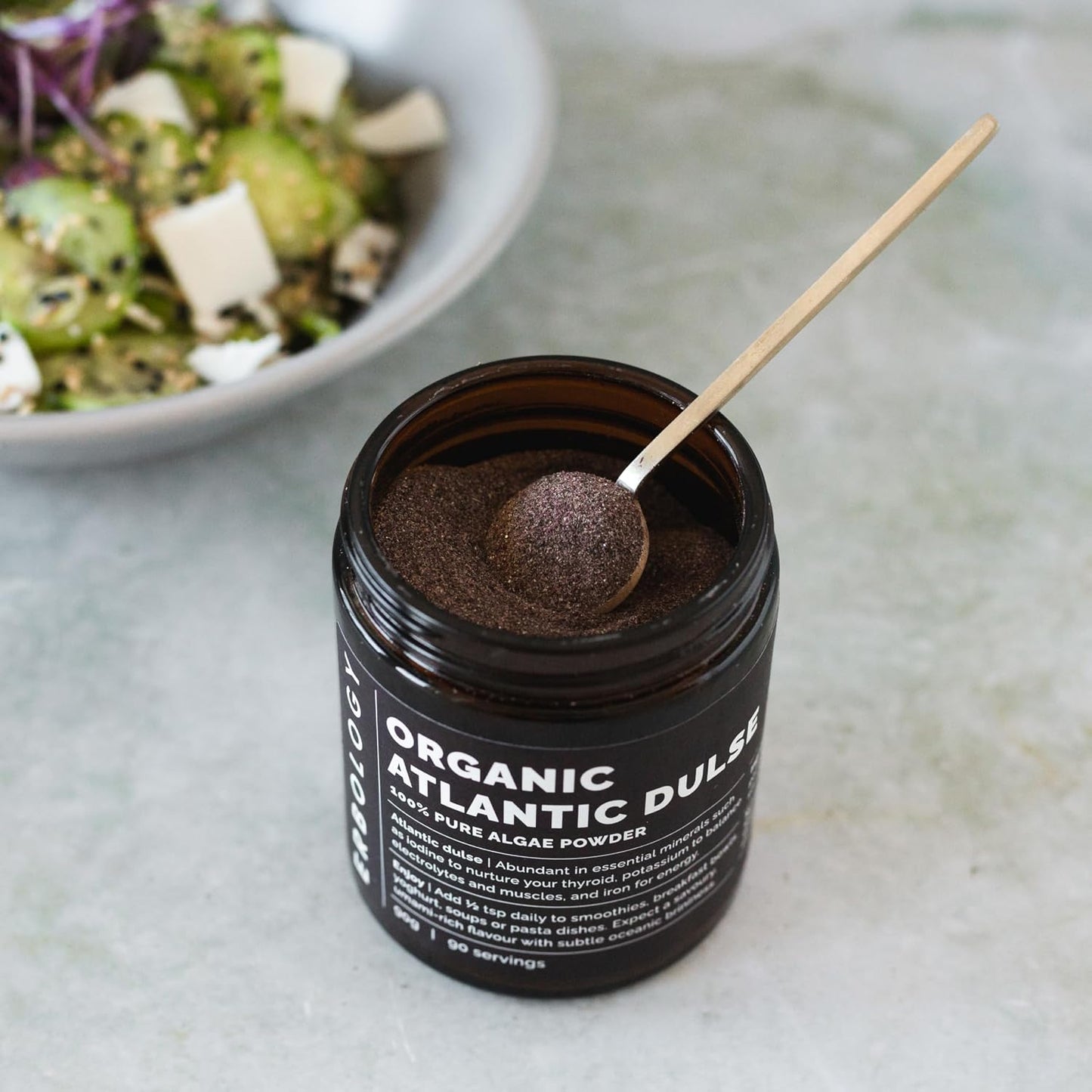 Erbology Organic Atlantic Dulse Powder (90 g, 90 Servings) - görsel 3