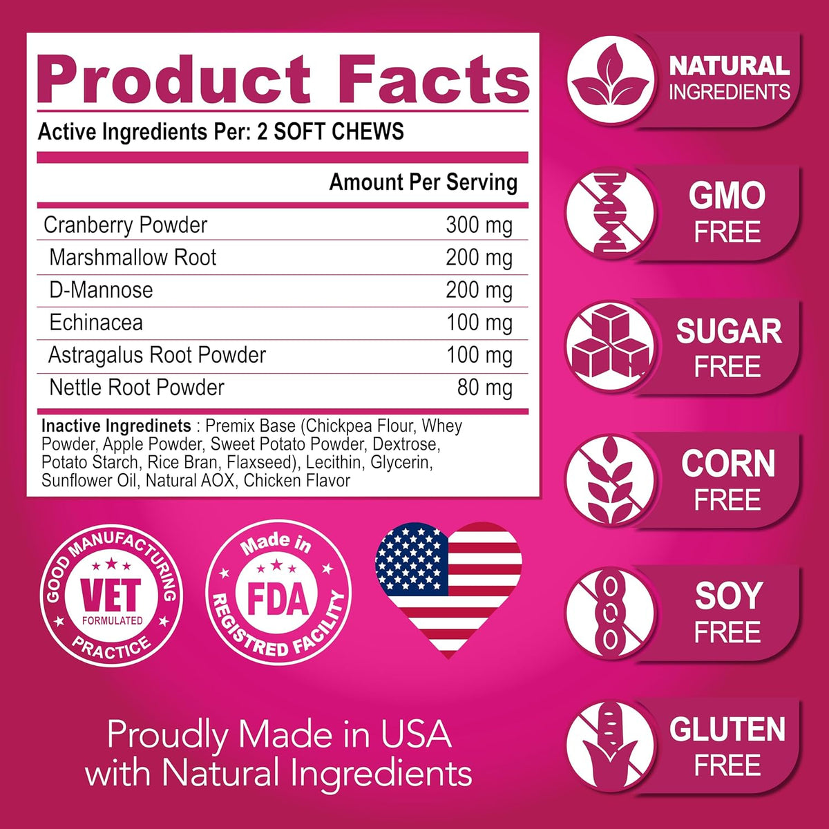 Dog UTI Chews - Advanced Cranberry Supplement for Dogs - görsel 6