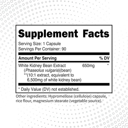 Type Zero Clean White Kidney Bean Extract - 90 Capsules