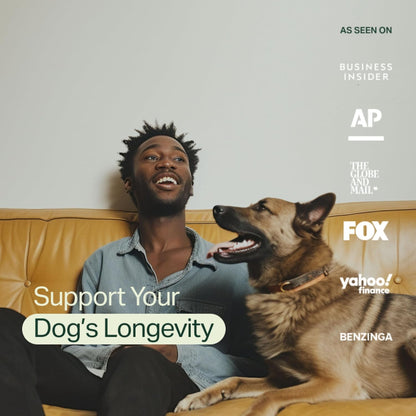 Longevity+ Dog Health Supplement - Dog Vitamins and Supplements for Joint, Muscle, Immune, and Cognitive Health - Vet-Formulated and Made in the USA - for Small Dogs up to 11 kg - 30-Day Supply