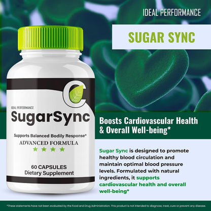 Sugar Sync Capsules, SugarSync Glyco Optimiser Supplement, Sugar Sync Joint Optimiser - Maximum Strength, Sugar Sync Gluco Cleanse Detox Advanced Formula, SugarSync Glycol Reviews (2 Pack)