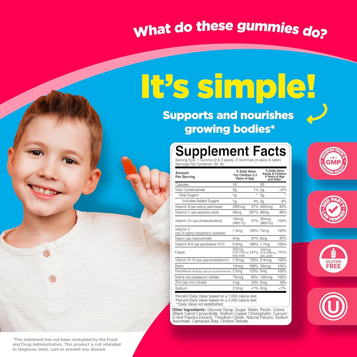 Phytoral Kids Vitamins Gummy Multivitamin - Natural Energy Support & Immune Health for Children - 90 Gummies - görsel 3