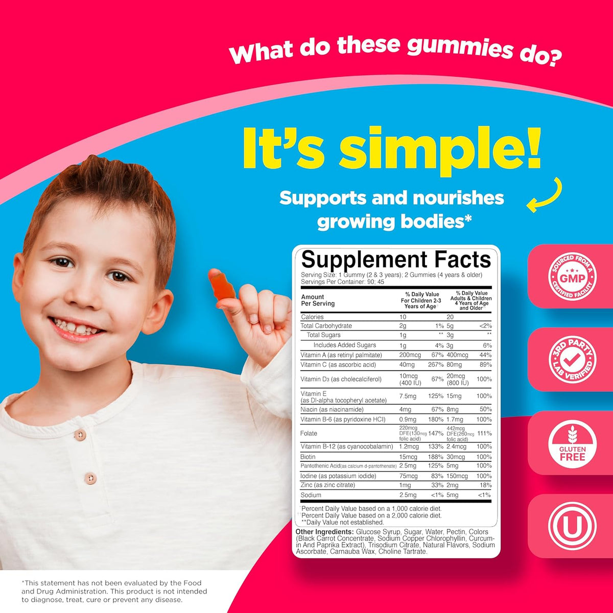 Phytoral Kids Vitamins Gummy Multivitamin - Natural Energy Support & Immune Health for Children - 90 Gummies - görsel 3