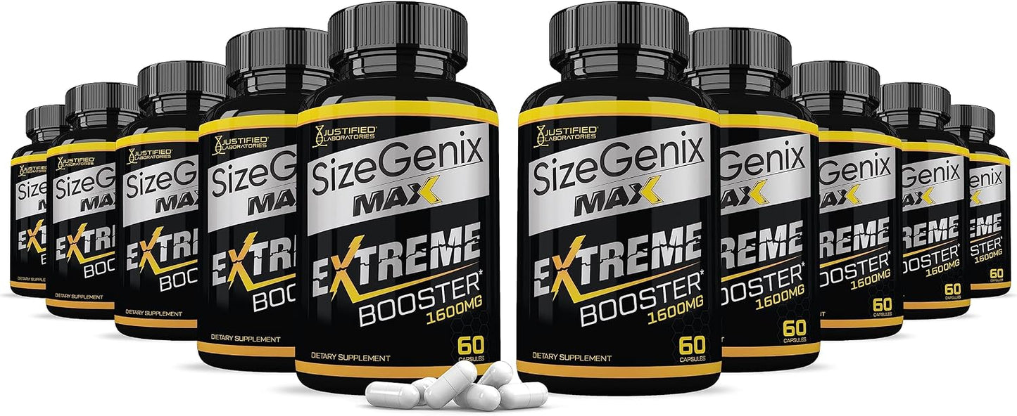 Sizegenix Max 1600mg Advanced Men's Health Formula (10 Pack, 600 Capsules) - görsel 1