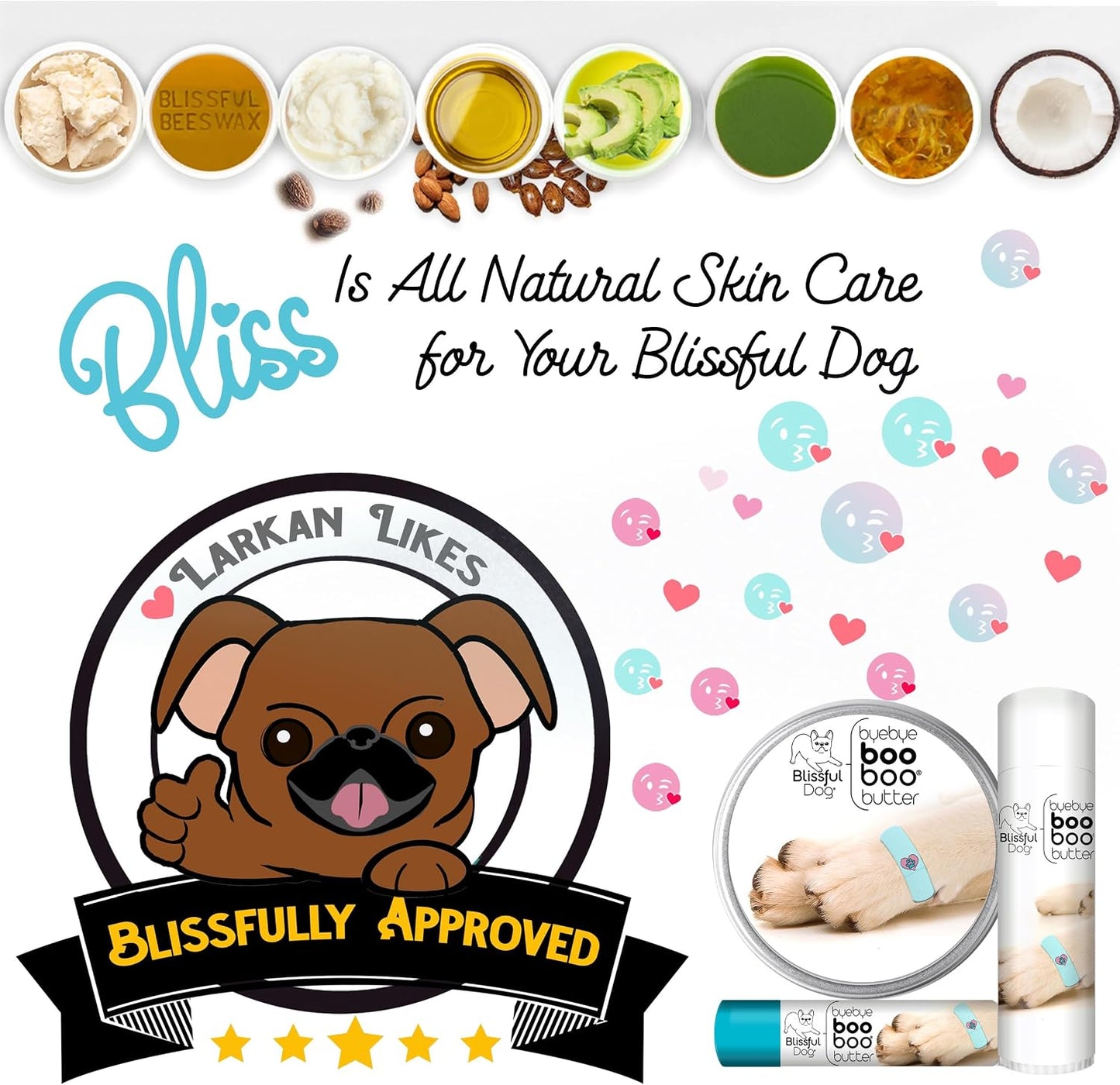 The Blissful Dog 1 oz TIN Cavalier King Charles Spaniel Booboo Butter - görsel 8