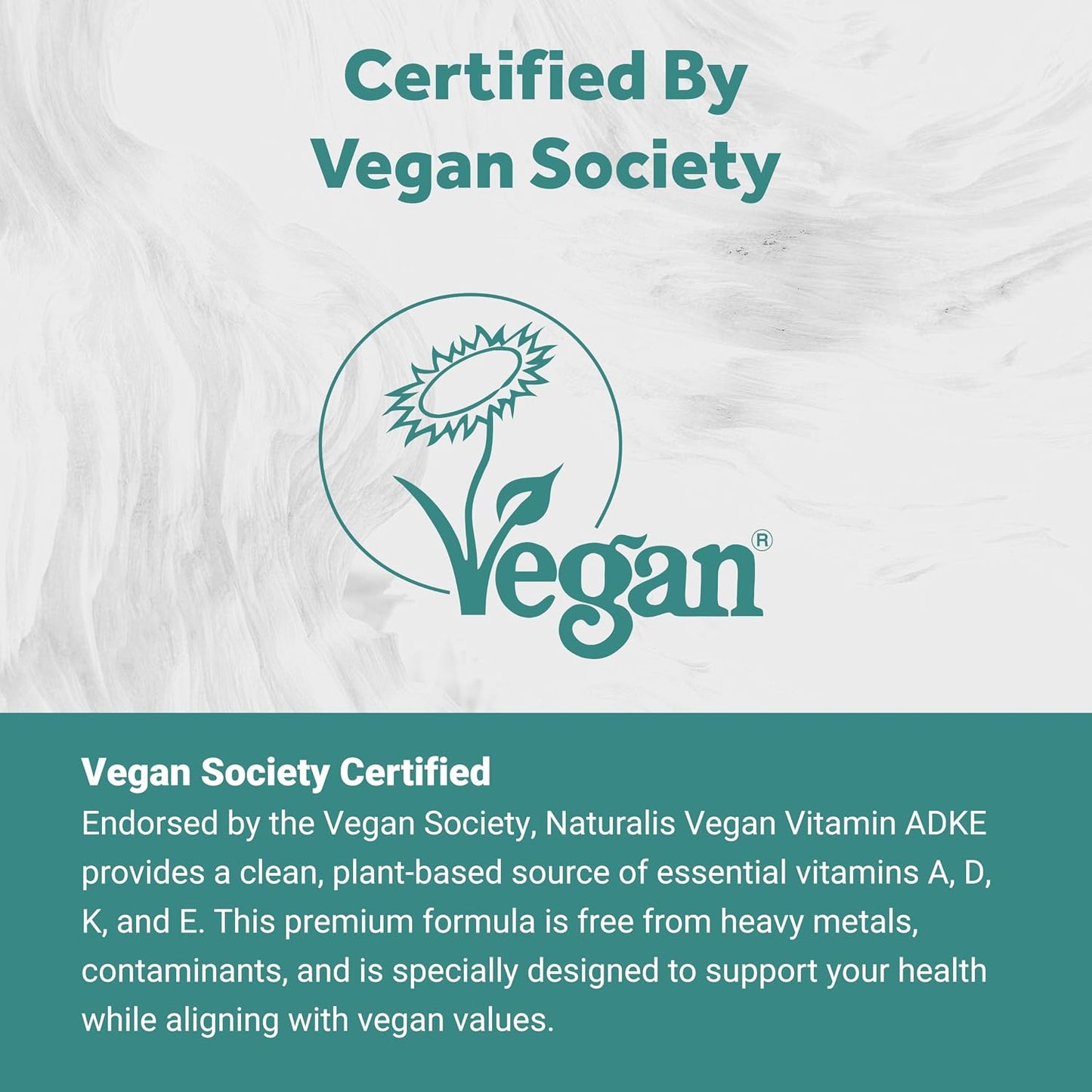Naturalis Vegan Vitamin ADK with 50mg Tocotrienol and CoQ-10 | Nano-emulsified in EVOO | Non-GMO, Soya-Free & Vegan Society Certified | 60 Vegan Soft gel capsules - görsel 6