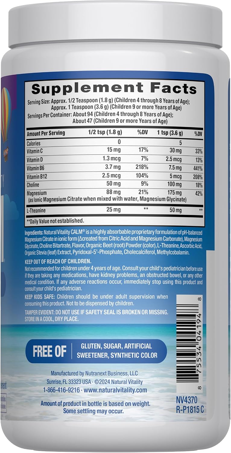 Natural Vitality Kids Calm Specifics, 170 ml - görsel 2