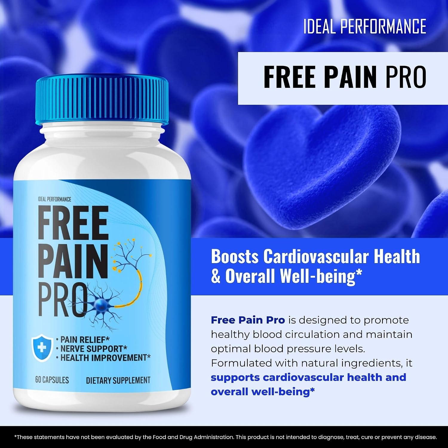 Free Pain Pro Capsules - Maximum Strength All-Natural Formula Health Support Supplement (1 Pack) - görsel 4