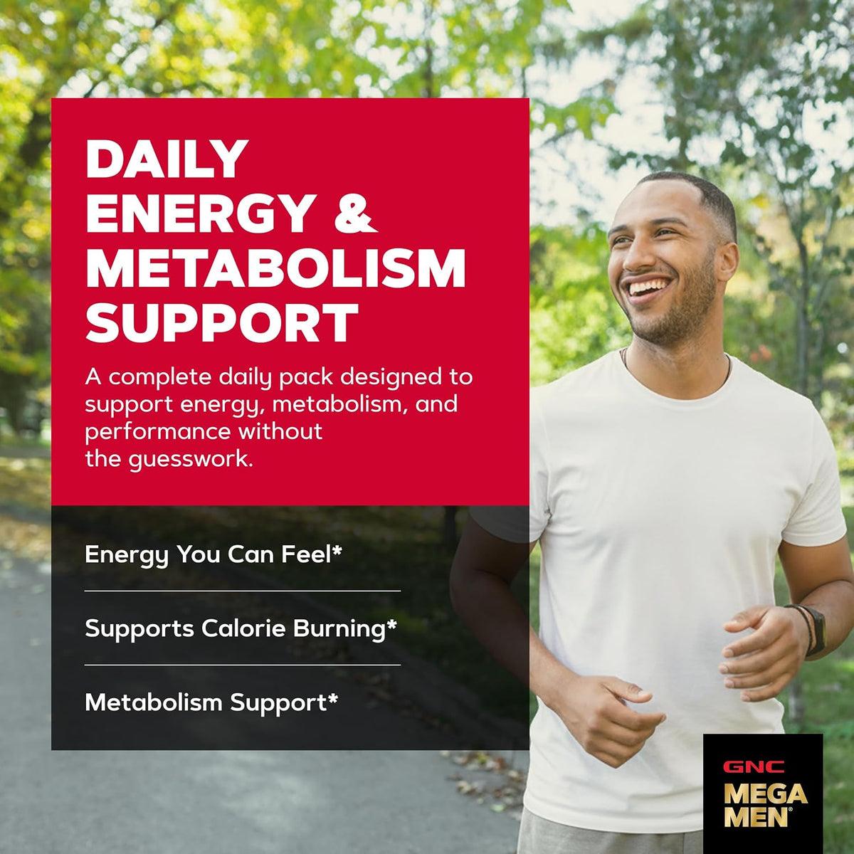 GNC Mega Men Energy and Metabolism Vitapak Programme - 30 Daily Packs - görsel 2