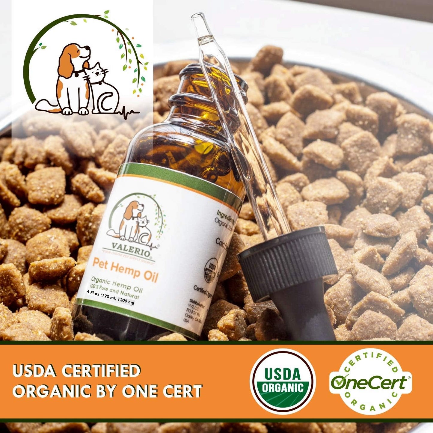 Valerio Pets Hemp Oil for Dogs and Cats (118 ml) - görsel 2