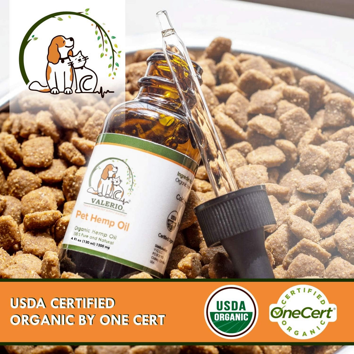 Valerio Pets Hemp Oil for Dogs and Cats (118 ml) - görsel 2