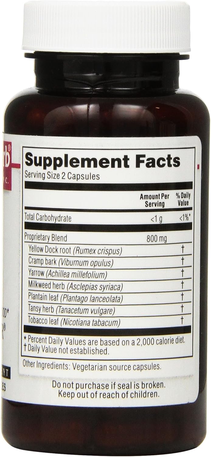 Kroeger Herb Blood Toner Vegetarian Capsules, 100 Count - görsel 3