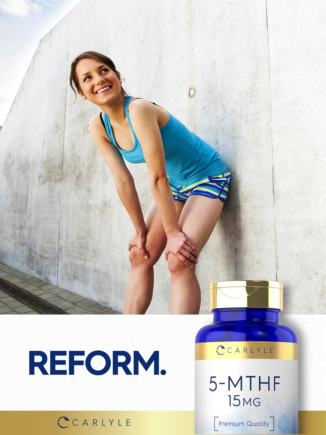 Carlyle 5-MTHF Supplement 15mg | 100 Capsules | L-Methylfolate | Non-GMO, Gluten-free | Premium Quality - görsel 7