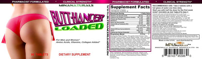 BUTTHANCER Loaded Natural Bum Enhancement Tablets – 90 Tablets