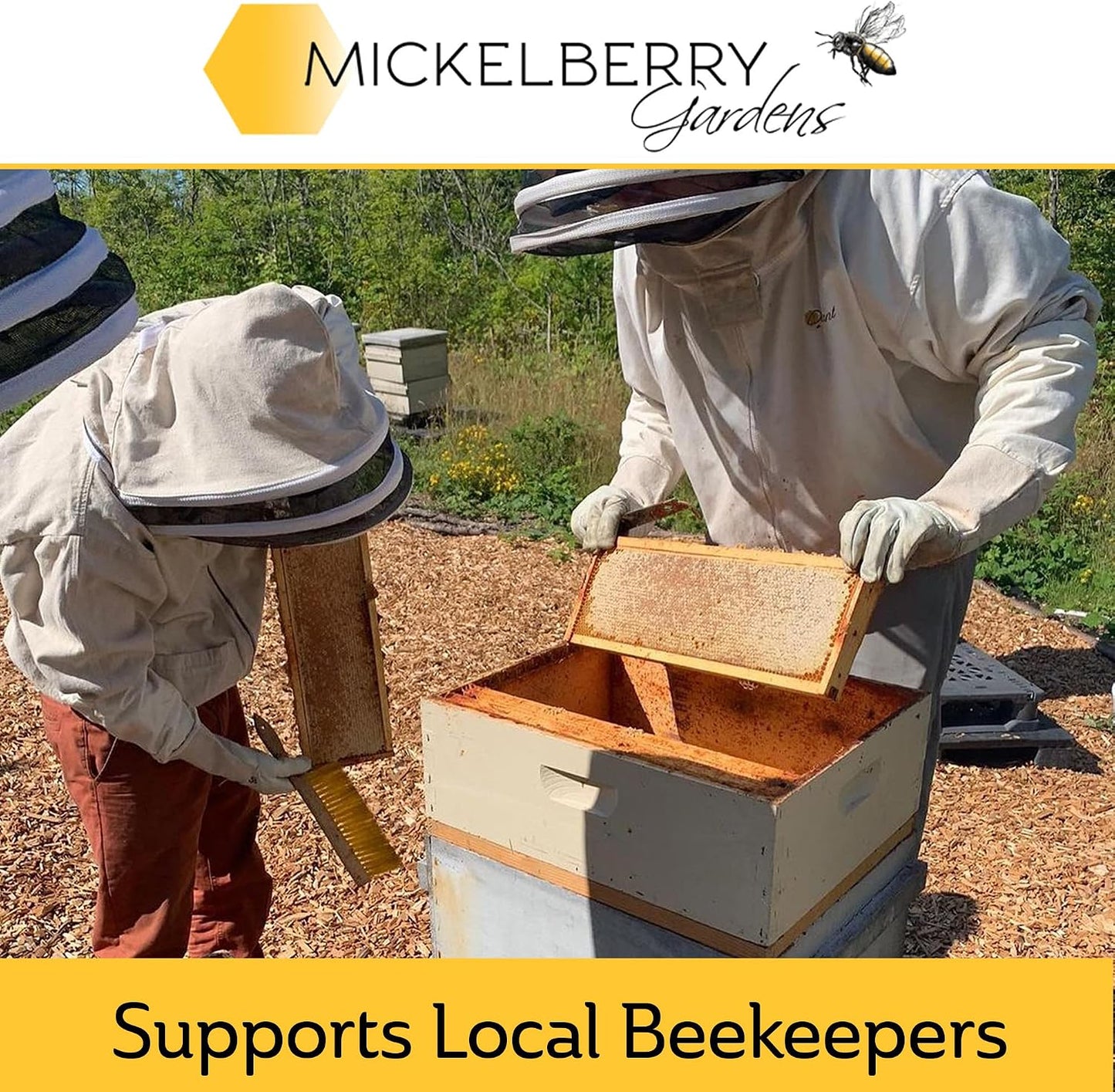 Mickelberry Gardens Bee Pollen Granules 6oz (170g) - Raw Superfood Rich in Protein - görsel 5