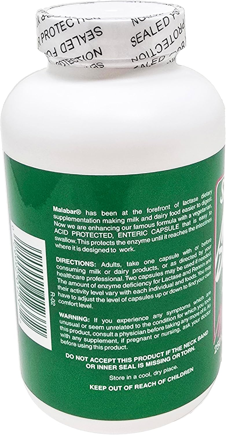 Malabar Super Milk Digestant - 250 Capsules - görsel 2