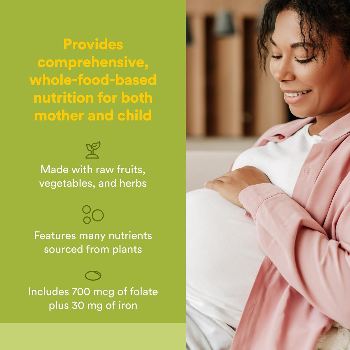 Natural Factors Whole Earth & Sea Women's Prenatal - 60 Tablets - görsel 2