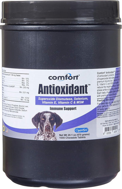 Kala Health COMFORT Antioxidant Supplement for Dogs, 350 Tablets